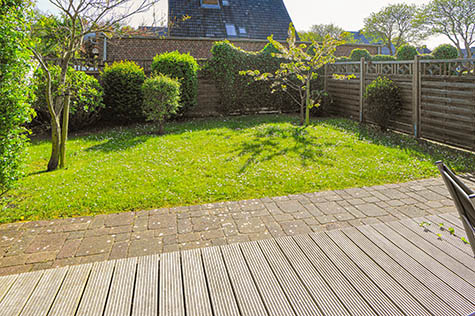 Garten Urlaub Ferienwohnung auf Föhr Mohnblume