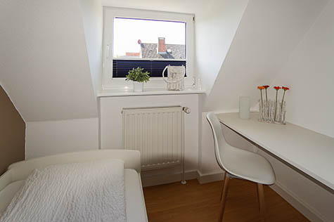 Schlafzimmer Ferienwohnung Föhr