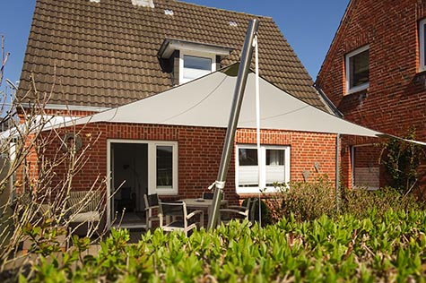 Urlaub auf Föhr Terrasse Wyk